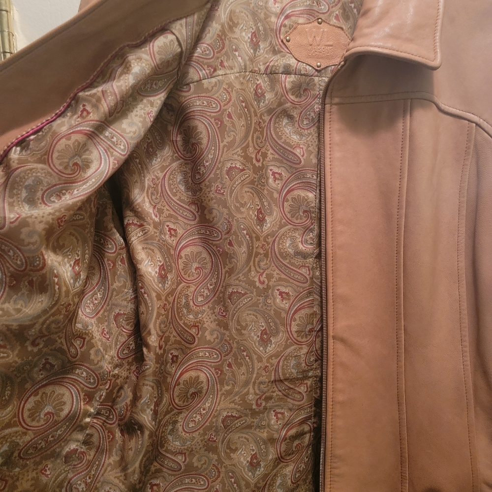 Women's Wilson's Leather Jacket (Tan) XL